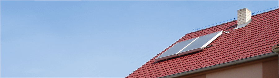 Solární panely na rodinném domě v Javorníku